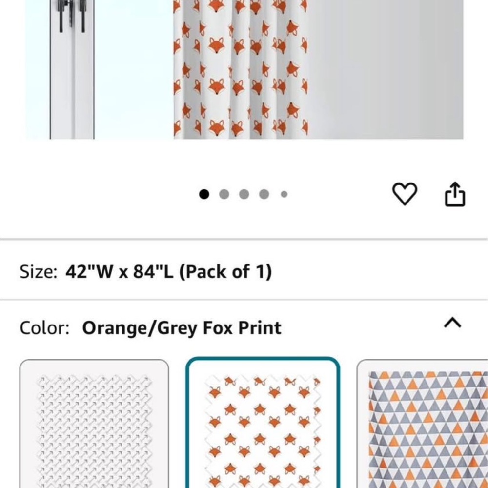 Nursery curtains